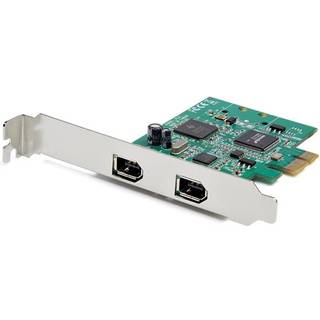 StarTech.com PEX1394A2V2 2-Port PCI Express FireWire Card - PCIe FireWire 1394a Adapter