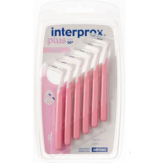 Interprox Plus Mellemrumsbørster Nano 0.38 mm PINK