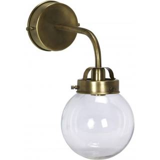 PR Home væglampe Normandy, sølv antik, Ø 30 cm, glas
