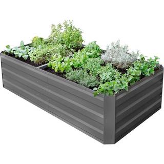 Højbed Easy L galvaniseret 180 x 90 cm