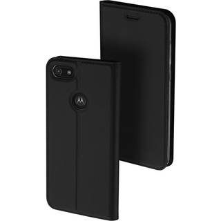 Motorola Moto E6 Play Dux Ducis Skin Pro Series Thin Wallet Cover - Sort