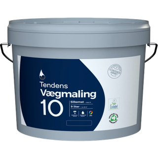 Tendens vægmaling silkemat 10 10 liter (På lager i varehus)