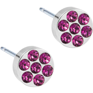 Brillance Plenary Amethyst Titanium Øreringe fra Blomdahl