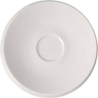 Villeroy & Boch Newmoon Espresso Cup Saucer - Kagetallerken & Desserttallerken Porcelæn Hvid - 10-4264-1430