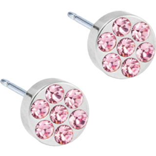 Blomdahl - Titanium øreringe Brilliance Plenary Light Rose**