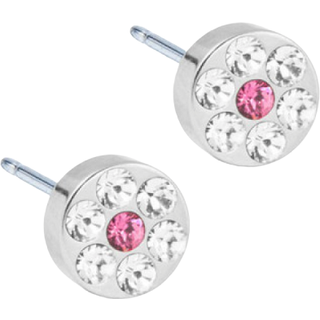 Brilliance Plenary Titanium Ørestikker fra Blomdahl med Swarovski Krystaller