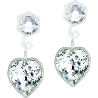 Blomdahl Heart Pendant Crystal 4/6 mm