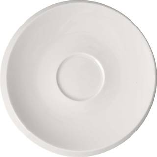 Villeroy & Boch Newmoon Coffee Cup Saucer - Kagetallerken & Desserttallerken Porcelæn Hvid - 1042641310