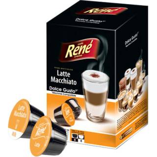 Café René | Latte Macchiato - 16 kapsler til Dolce Gusto