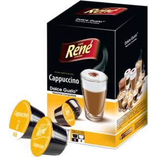 Cappuccino - René  - 16 kapsler til Dolce Gusto