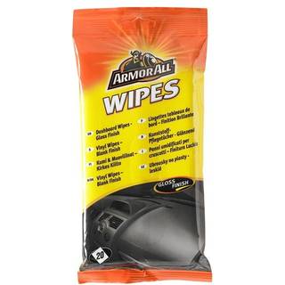 Armor All Vinyl Blank Wipes Flatpack - 20stk