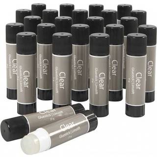 Clear Limstift 21 g - 24 stk. til kreative projekter