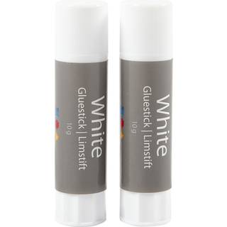 Hvid Limstift 10 g - 2 stk. til Kreative Projekter