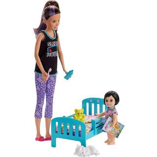 Barbie Babysitter Bedtime Legesæt