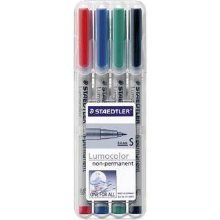 Staedtler Lumocolor Non-P S 0,4mm 4 ass/boks