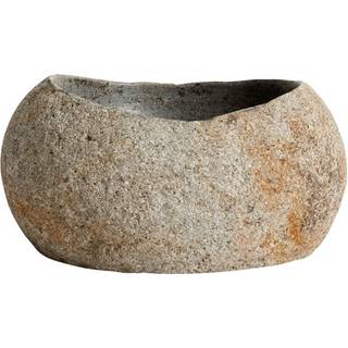 Muubs - Valley Skål M - Riverstone - B: 15 cm, H: 8 cm, L: 17 cm