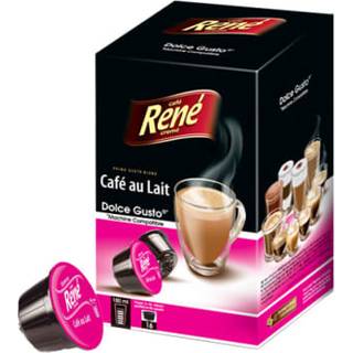 Café Au Lait - René - 16 kapsler til Dolce Gusto