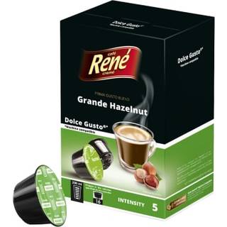Hasselnød Café - René - 16 kapsler til Dolce Gusto