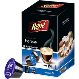 Espresso - René  - 16 kapsler til Dolce Gusto