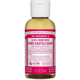 Dr. Bronner’s Rose Universal flydende sæbe 60 ml - 60 ml
