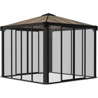 Palram - Canopia Ledro 3000 lukket havepavillon, antracitgrå - 540-097