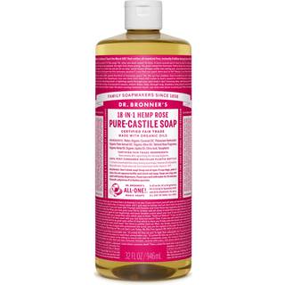Dr. Bronner's Pleje Flydende sæber Rose 18-in-1 Natural Soap 945 ml (214,00 kr / 1 l) - 945 ml