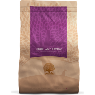ESSENTIAL Adult Highland Living Small kalkun,laks,okse,fjervildt 2,5 kg