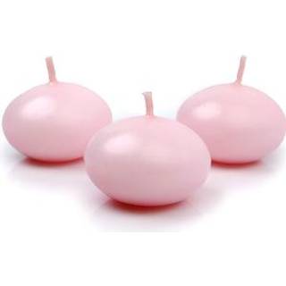 50 stk uparfumerede flydelys pink