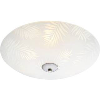 Blad loftlampe af glas, Ø 43 cm