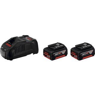 Bosch Professional Startsæt GBA 18V 2 x 6,0 Ah batteri og hurtiglader