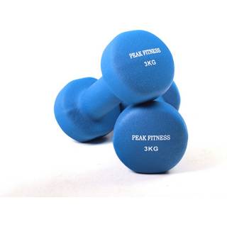 Peak Fitness 2 x 3 kg Neopren Håndvægt