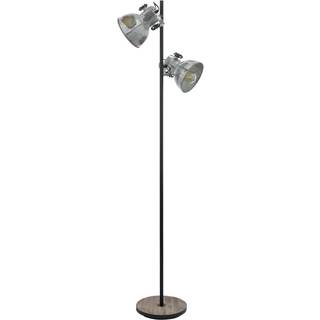 EGLO BARNSTAPLE gulvlampe, brun-patina/sort