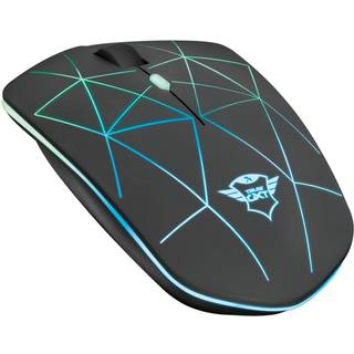 Trust GXT 117 Strike Wireless Gaming Mouse - Mus - Optisk - 6 knapper - Sort