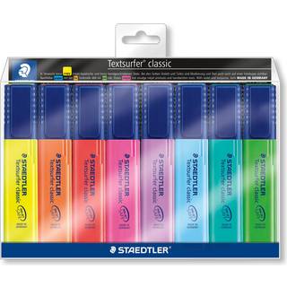 Staedtler Textsurfer Classic 364 tekstmarker, sæt med 8 farver