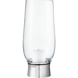 Georg Jensen Lumis Bloklysestage med glasskærm