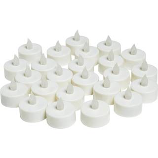 LED-fyrfadslys med flakkende lys 24 stk.