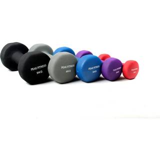 Peak Fitness Neopren Håndvægtsæt 1-5 kg.