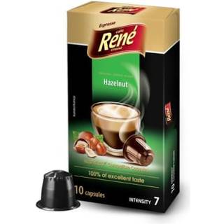 Hasselnød - Café René - 10 kapsler til Nespresso®