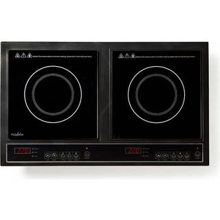 Nedis KAIP112CBK2 Induktionskogeplade med 2 zoner