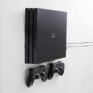 Floating Grip Playstation 4 Pro Wall Mounts Bundle - Black - Miscellaneous Tilbehør til spillekonsol - Sony PlayStation 4 Pro