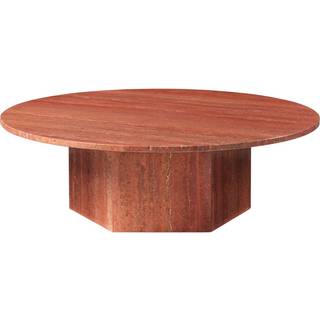Gubi - Epic Coffee Table Round Ø110 Steel, Misty Gray - Sofaborde - GamFratesi - Grå - Metal
