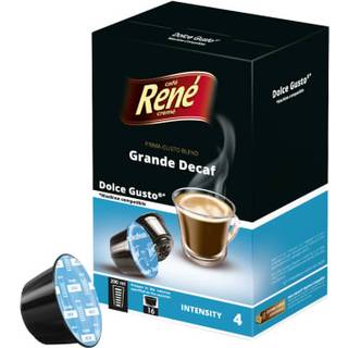 Koffeinfri - René - 16 kapsler til Dolce Gusto