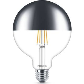 Philips LED Filament Topforspejlet 50W Globe  E27  klar  dæmpbar  1 stk - 929002412901 ✓ På lager - klar til levering og afhentning