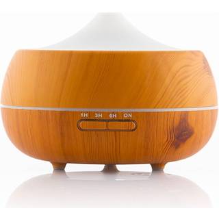 Aroma befugtningsapparat med flerfarvet LED Wooden-Effect InnovaGoods