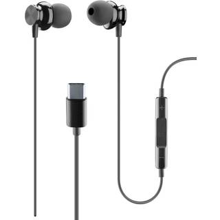 Cellularline Type-C Earplugs SPARROW in ear, Hvid In-Ear øretelefoner med Type-C stik