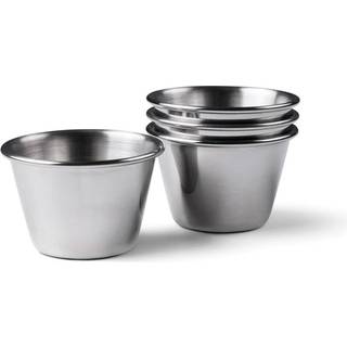 HOLM Dipskål 4 stk. rustfrit stål