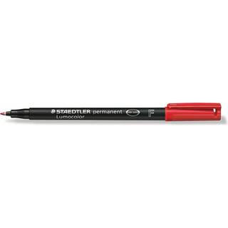 Staedtler Lumocolor 318F permanent overheadpen 0,6m m rød