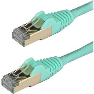 StarTech.com 1.5 m CAT6a Cable - Blue - RJ45 Cable - Snagless - CAT6a STP Cord - Copper Wire - 10Gb CAT 6a Afskærmet parsnoet (STP) 1.5m Patchkabel Blå