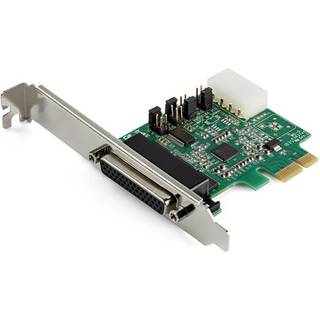 StarTech.com 4 Port PCI Express RS232 Serial Adapter Card - 16950 UART - 256-byte FIFO Cache - PCI E Serial Card - serial adapter