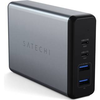 Satechi USB-C 108W Dual PD Travel Charger - Space Grey